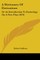 A Dictionary Of Derivations