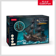 CUBICFUN 3D puzzle with LED Queen Anne´s Revenge CUBICFUN 3D puzzle with LED Queen Anne´s Revenge