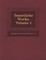 S Mmtliche Werke, Volume 1