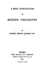A Brief Introduction to Modern Philosophy A Brief Introduction to Modern Philosophy