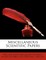 Miscellaneous Scientific Papers