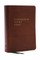 Nkjv, Evangelical Study Bible, Leathersoft, Brown, Red Letter, Thumb Indexed, Comfort Print