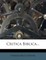 Critica Biblica...
