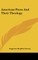 American Poets And Their Theology