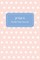 Jena's Pocket Posh Journal, Polka Dot