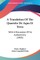 A Translation Of The Quaestio De Aqua Et Terra