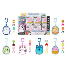 SQUISHMALLOWS CLIP-A-LONGS blind pack with 3 figures, 2,5 cm