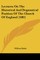 Lectures On The Historical And Dogmatical Position Of The Church Of England (1882)