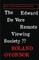 The Edward De Vere Remote Viewing Society