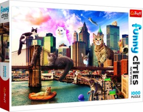 TREFL puzzle Cats in New York 1000 pcs
