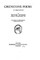 Grenstone Poems, A Sequence