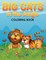 Big Cats in the Jungle Coloring Book
