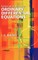 Numerical Methods for Ordinary