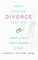 Don't File For Divorce Just Yet