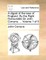 A digest of the laws of England. By the Right Honourable Sir John Comyns, ... Volume 1 of 5