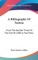 A Bibliography Of Tunisia