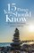 15 Things You Should Know