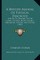A Bedside Manual Of Physical Diagnosis