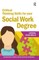 Critical Thinking Skills for Your Social Work Degree
