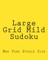 Large Grid Mild Sudoku