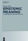 Epistemic Meaning