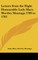Letters from the Right Honourable Lady Mary Wortley Montagu 1709 to 1762