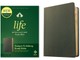 NLT Life Application Study Bible, Third Edition (Red Letter, Genuine Leather, Olive Green)