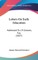 Letters on Early Education