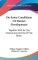 On Some Conditions Of Mental Development