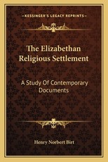 The Elizabethan Religious Settlement