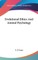 Evolutional Ethics And Animal Psychology