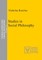 Studies in Social Philosophy