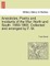 Anecdotes, Poetry and Incidents of the War