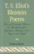 T.S. Eliot's Bleistein Poems