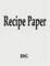 Recipe Paper