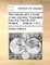 The Natural Son; A Novel; In Two Volumes. Translated from the French of M. Diderot, ... Volume 1 of 2