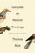 Lectures on Natural Theology