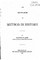 An Outline of Method in History