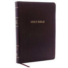 KJV, Reference Bible, Giant Print, Bonded Leather, Burgundy, Indexed, Red Letter Edition