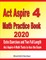 ACT Aspire 4 Math Practice Book 2020