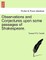 Observations and Conjectures Upon Some Passages of Shakespeare.