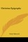 Christian Epigraphy