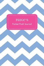 Paige's Pocket Posh Journal, Chevron Paige's Pocket Posh Journal, Chevron