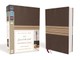 NIV, Journal the Word Reference Bible, Imitation Leather, Brown/Tan, Red Letter Edition