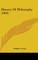 History Of Philosophy (1903)