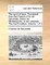 The Spirit of Laws. Translated from the French of M. de Secondat, Baron de Montesquieu. in Two Volumes, ... the Fourth Edition. Volume 1 of 2