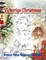 Victorian Christmas coloring book for adults relaxation