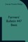 Farmers' Bulletin 447; Bees