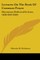 Lectures On The Book Of Common Prayer