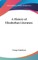 A History of Elizabethan Literature